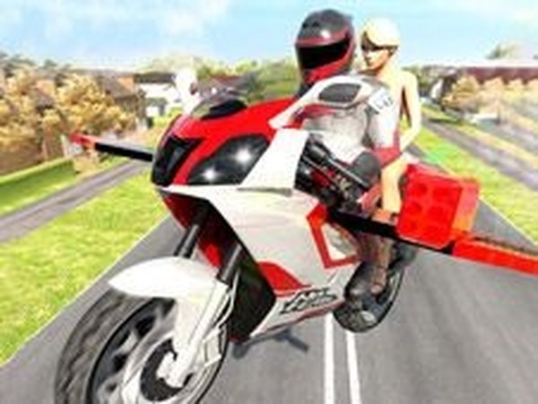 Flying Motorbike Driving Simulator Online Game