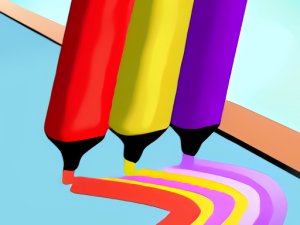 Draw Brush Running Online Game