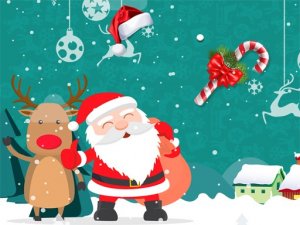 Christmas Santa Slide Puzzle Game