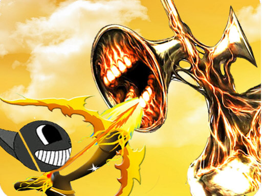 Siren Head Vs Cartoon Cat Archery Game