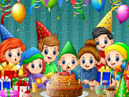 Happy Birthday With Family Puzzle Game
