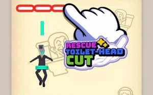 Rescue Toilet-Head Cut: Rope Puzzle Online Game