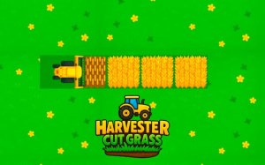 Harvester Cut Grass - Farm Tractor Simulator Online Game