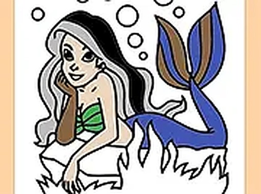 Mermaid Ocean Coloring Fun